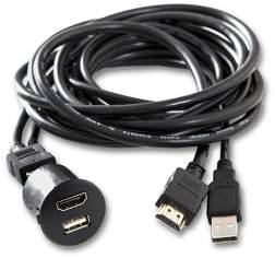 You can also plug in any mobile USB device for charging. Cable length 0.9m.