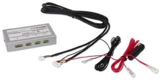 Zadní pohled RCA Video signál (NTSC) Výstup Synchronizační signál pro zařazení zpátečky Zrcadlové zobrazení Barevný CMOS snímač Automatické nastavení expozice Automatické vyvážení bílé Interní