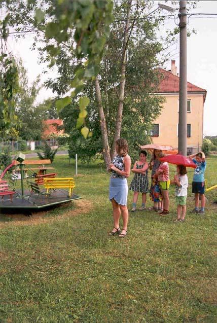 nepříjemně zatáhlo, silný déšť přerušil zábavu a všichni jsme museli rychle domů.