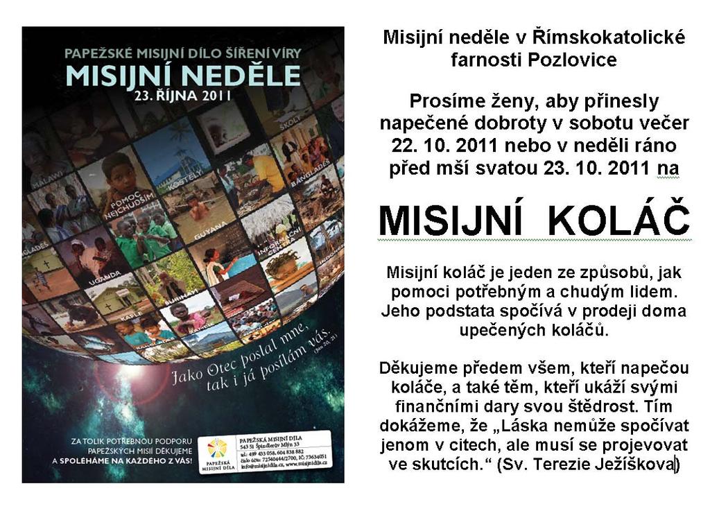 V listopadu začal v Luhačovicích kurz pastoračních pomocníků. Z naší farnosti tento kurz navštěvovali Ing. Miroslav Papoušek, Milada Sedlářová, Božena Hájková a Marie Miškaříková.