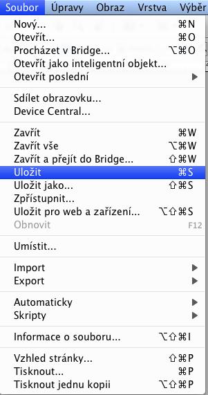 Ukládání dokumentu formáty Uložit dokumenty můžeme