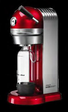 Prístroj na výrobu sýtenej vody ARTISAN V SPOLUPRÁCI SO SODASTREAM Navrhnutý a vyrobený v USA מכונה להכנת משקאות מוגזים מסדרת ARTISAN מופעלת