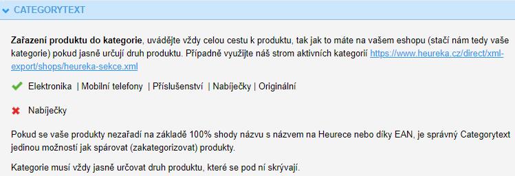Kompletní nápovědu najdete zde: https://sluzby.heureka.