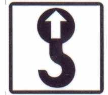 4. Samolepka značky č. 7.25 dle ČSN ISO 6405-1 (symbol označuje dva závěsné body, tj.