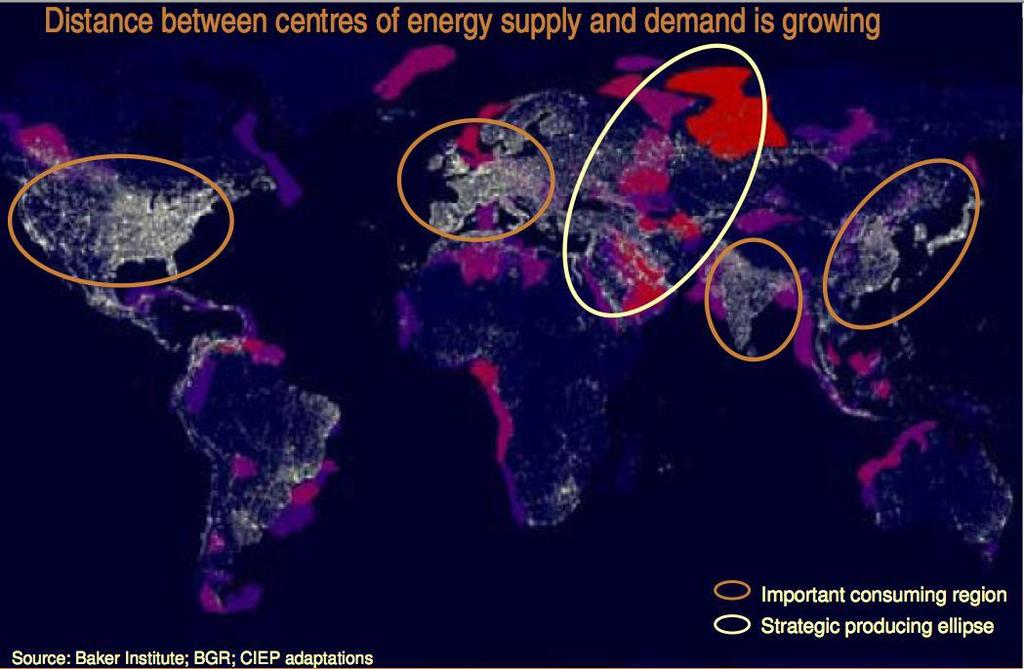 Státům dává ekonomickou a vojenskou sílu energie Geopolitika: Všechny země jsou si navzájem v globálním světě konkurenty Země