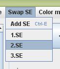 5. Menu Swap SE po spuštění aplikace obsahuje pouze položku Add SE (Ctrl+E), která provede odložení aktuálního strukturního elementu.