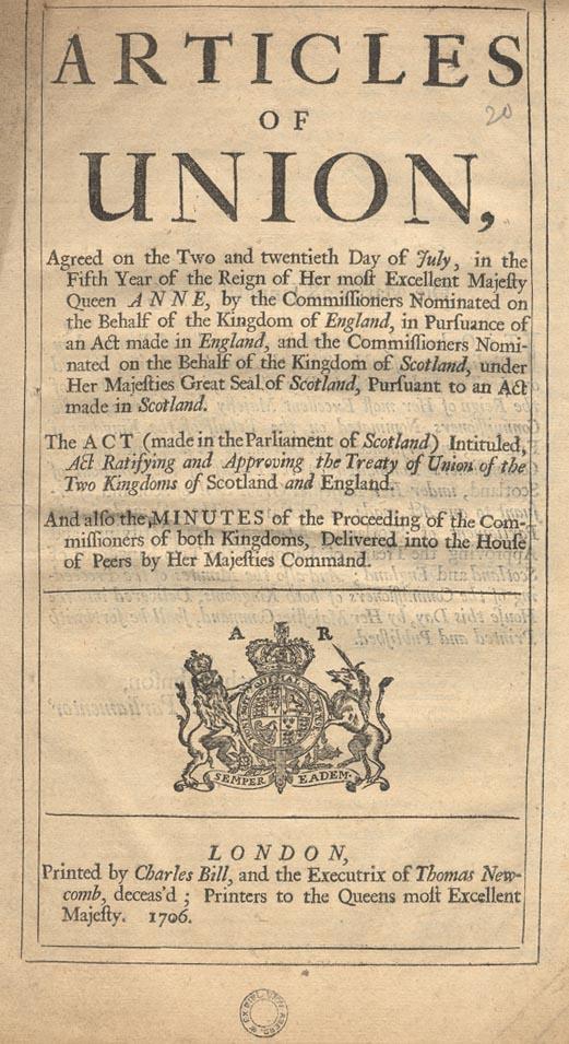 Krátký přehled: od 1603 do 1714 Stuartovci (původem ze Skotska) Anglie je v personální unii se samostatným Skotskem po 1650 dobytí Sev.