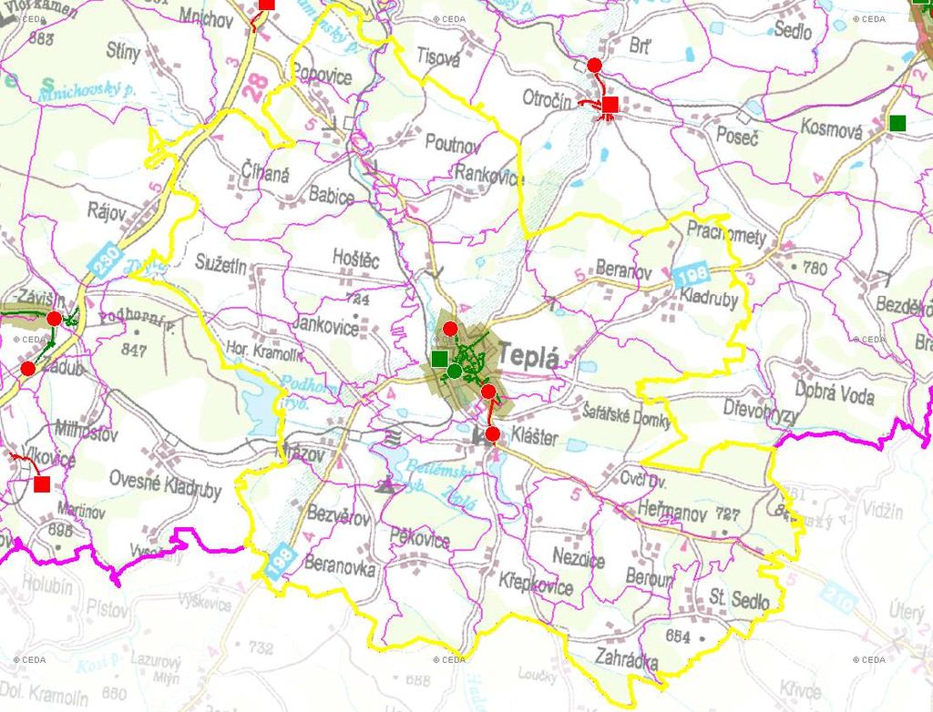 (karta obce: CZ41_82_5) E. KANALIZACE A ČOV E.1 ZÁKLADNÍ ÚDAJE Rok: Základní parametry: Ozn.: Jednotky: 22 25 21 215 Počet všech obyv. napoj. na kanal. Nk obyvatel Počet obyv.