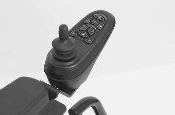 3. Zkontrolujte polohu ovládacího modulu Polohu ovládacího modulu nastavte tak, aby se elektrický vozík dal pohodlně a bezpečně řídit.