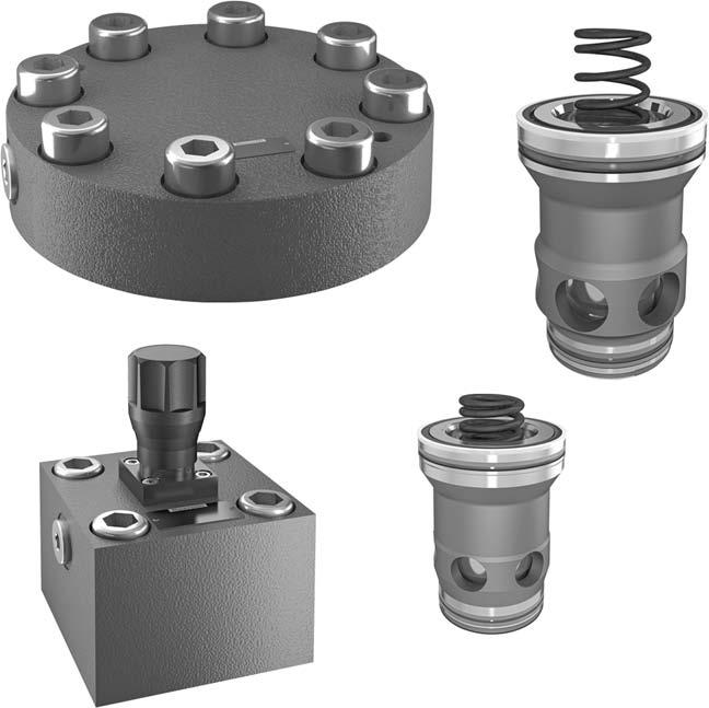 2-way cartridge valves, directional functions Type LC (cartridge valves), type LFA (control cover) RE 21010 Edition: 2014-09 Replaces: 03.