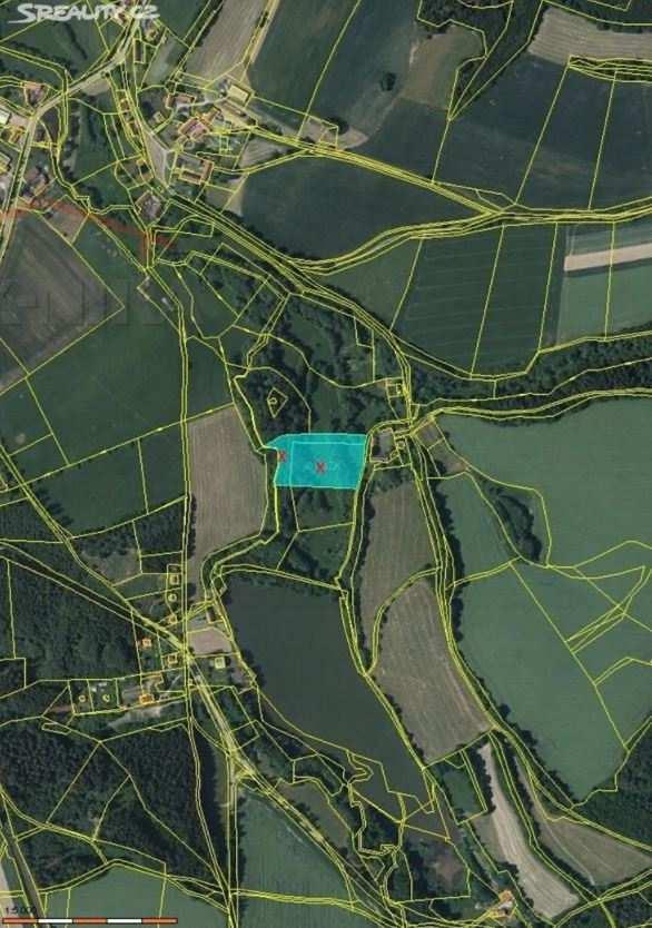 zemědělské pozemky v kú Horní Borek. Pozemky parc.č.