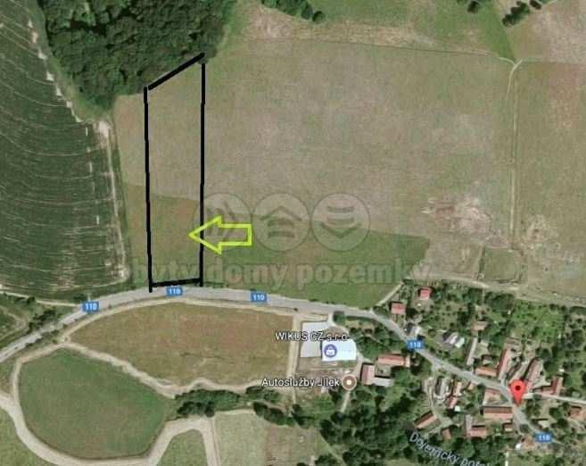 7) Zemědělský pozemek Nabídková cena: 119 000 Kč Upravená nabídková cena: 25,70 Kč/m 2 Lokalita: