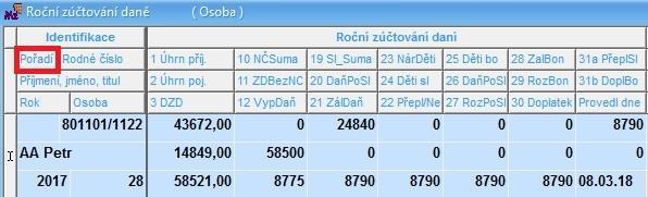 lze upravovat: hromadně v menu na pravé tlačítko myši: (Sloupec) Vrátit nastavit na Ano - nastaví sloupec Vrátit na hodnotu 2