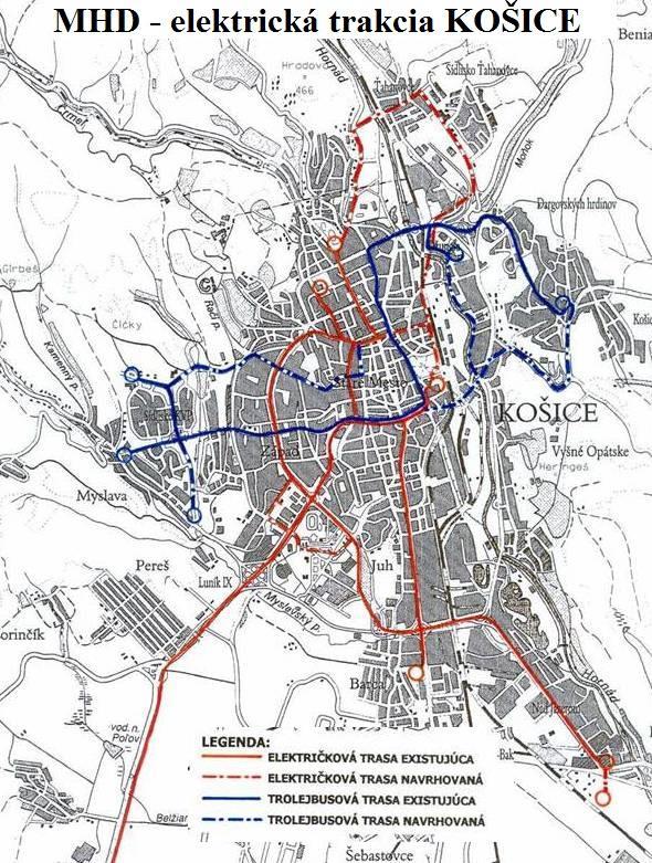 12.8.1892 sa začalo premávať aj na predĺženom úseku až do Čermeľského údolia k tzv. kiosku. V krátkom čase pribudlo viacero vedľajších tratí. Na prelome storočí koľajová sieť merala už 7 849 m.