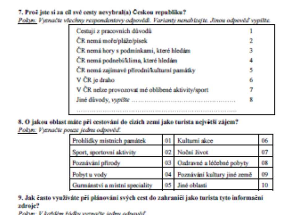 cestovní ruch /