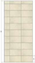 Next White Panel č.: SI04 Výška: 2 400 mm Dlažba: Next Bronzo Next White Panel č.: SI05 Výška: 2 400 mm Dlažba: Next Grigio Next White Panel č.