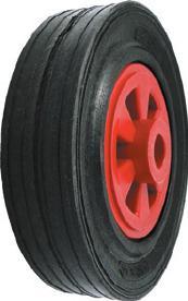 Pryžová kola s plastovým diskem - samostatná Ø 80 1T 40 12 26 0,16 50 Ø 80 1TS 40 12 26 0,16 50 Ø 80 9T 40 12 26 0,14 50 Ø 80