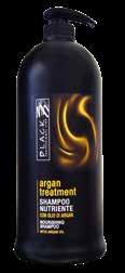 lahvička 250 ml PĚČE O VLASOVÉ VLÁKNO A VLASOVOU POKOŽKU 1278 Argan Treatment Shampoo Nutriente arganový vyživující šampon Šampon obohacený o keratin a kolagen.