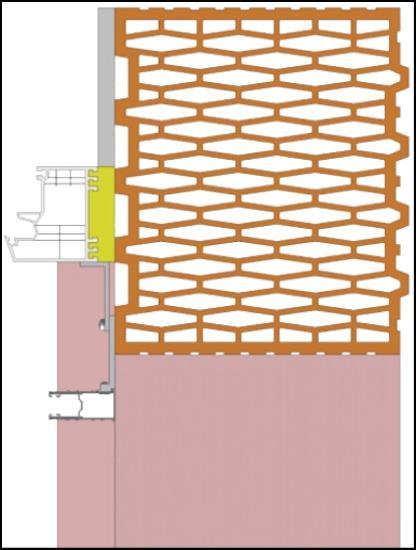50 mm Drážka pro osazení pouzdra Upevnění vodící lišty na rám okna Osazení pouzdra vodící do sendviče lišty Upevnění pouzdra vodící lišty na