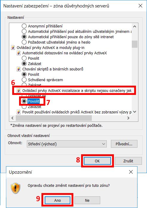 menu Nastavení (ozubené kolo v pravém horním rohu) 2) Klikněte na položku Možnosti Internetu 3) V okně Možnosti Internetu zobrazte