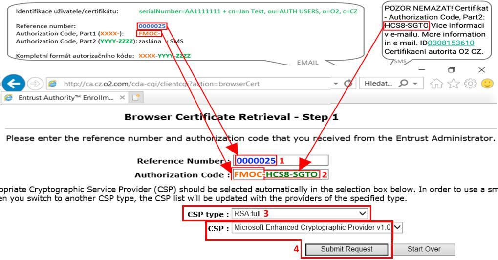 action=browsercert) Po otevření výše uvedené stránky se může zobrazit okno upozorňující na požadavek povolení AcitiveX. Tento požadavek schvalte tlačítkem OK. i.