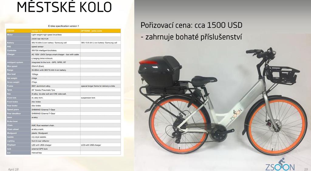 Rozvoj elektrokol a sdílené ekonomiky Odkaz: