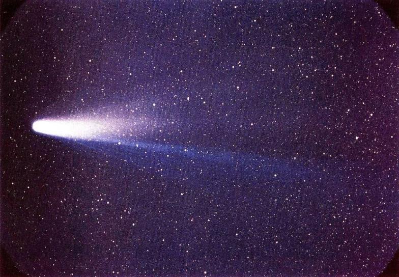 Komety a meteoritická tělesa komety jsou tělesa z prachu a ledu když se