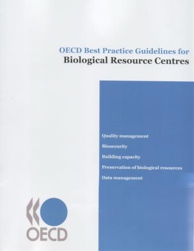 - sbírky mikroorganizmů = základ center biologických zdrojů - OECD ISBN 92-64-18690-95