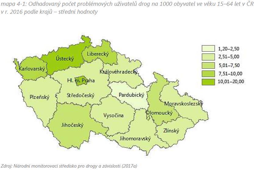 Problémové užívání drog Regionální