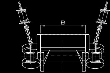 length with 60 Hz motor 4-pol / 24 Hz 6-pol / 16 Hz 8-pol / 12 Hz 315 3000 6000 7000 2500 5000 6000 400 4000 6500 7500 3500 5500 6500 500 4000 6500 7500 3500 5500