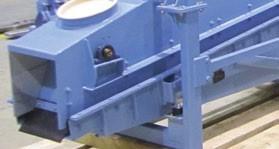 screens, grizzly feeders and magnetic separators W Blending and dosing of bulk material W Feeding of conveyors W Filling