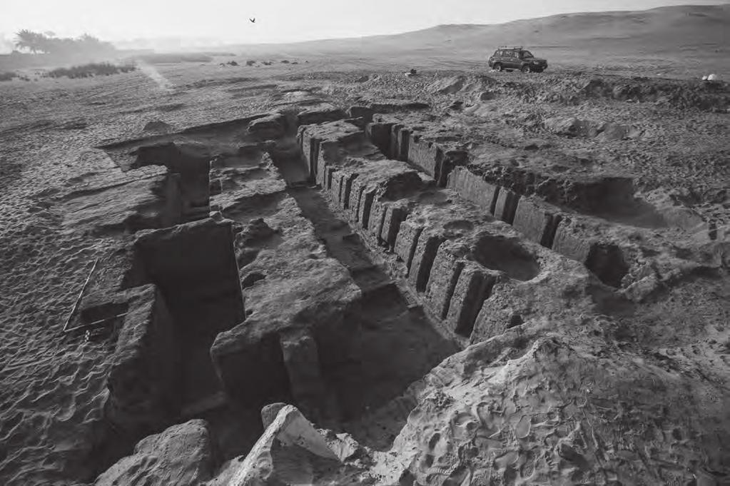 30 PES XX/2018 Čtyři domy z města mrtvých Obr. 5 Chodbové kaple od severovýchodu (foto M. Odler) / Fig. 5 Corridor chapels from the northeast (photo M.