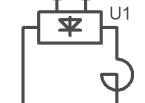 Vytvořeno v programu Eagle 6.4.0 v režimu schematic, viz dále.