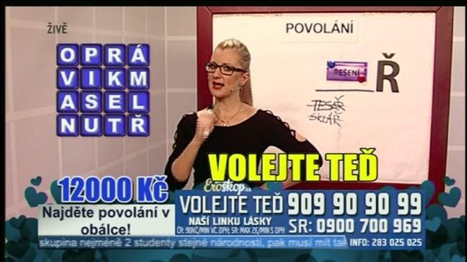 Přehled analyzovaných dílů Záznam č. 7 Program: BARRANDOV PLUS Datum: 8. 9. 2. 2018 Čas: 23:33 01:33 hod Obsah: Analyzovaný díl interaktivní soutěže obsahuje celkem šest výherních úkolů.