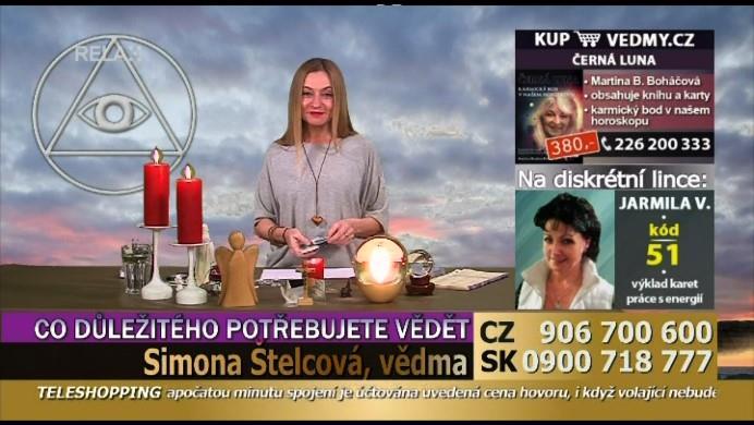 očistu skrze křišťálovou kouli. Prakticky komunikace s diváky funguje tak, že zavolají do studia, oznámí moderátorce své jméno a datum narození a ona vzápětí provede rituál očisty.