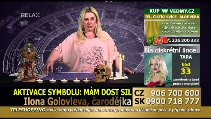 . 2. 2018 Čas: 12:36 14:45 hod Obsah: Simona Štelcová opět provozuje očistu skrze křišťálovou kouli, kterou podrží nad plamenem svíce a podle zčernání usuzuje, jak je na tom volající s energiemi a se
