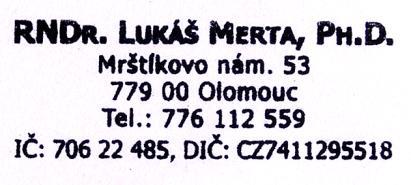 Objednatel: Obec Zašová Zašová 36 756 51 Zpracovatel: RNDr. Lukáš Merta, Ph.D. Mrštíkovo nám. 53 779 00 Olomouc tel.: 776 112 559 e-mail: L.Merta@post.cz www.merta.hejcin.