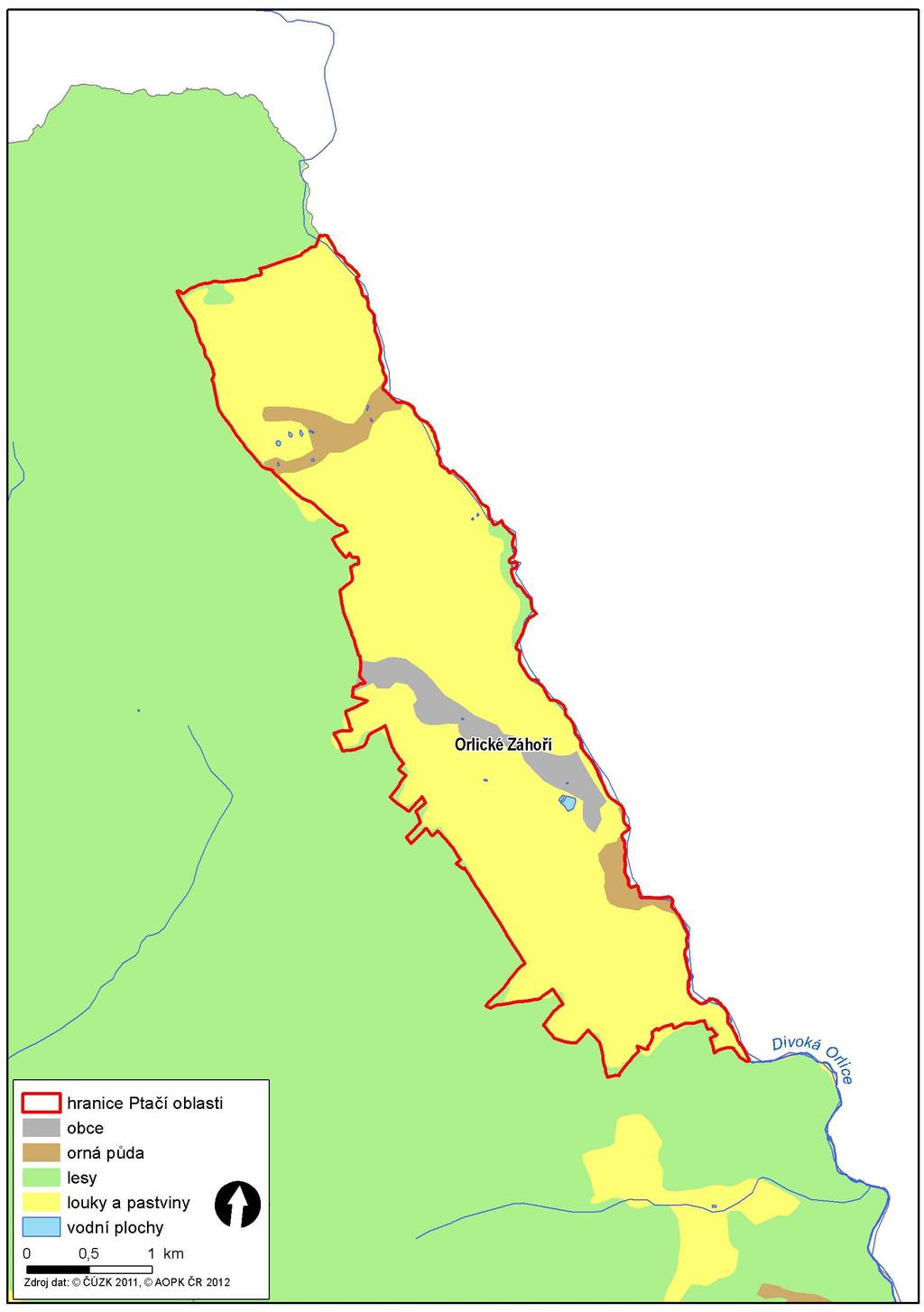Obr. 1 Orientační