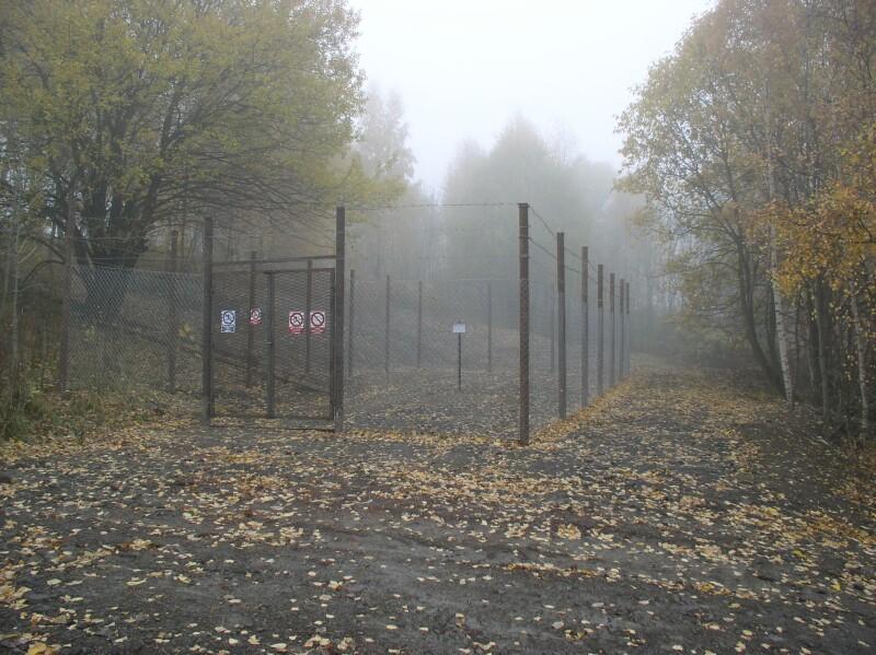 pod terénem Stav důlního díla po