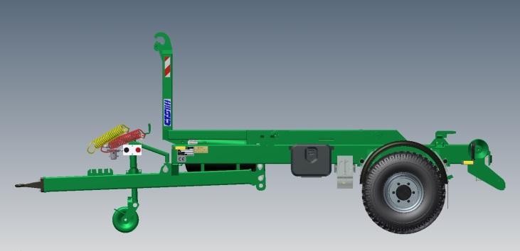 TRAKTOROVÝ NÁVĚS - NOSIČ KONTEJNERŮ TRACTOR HOOK LIFT