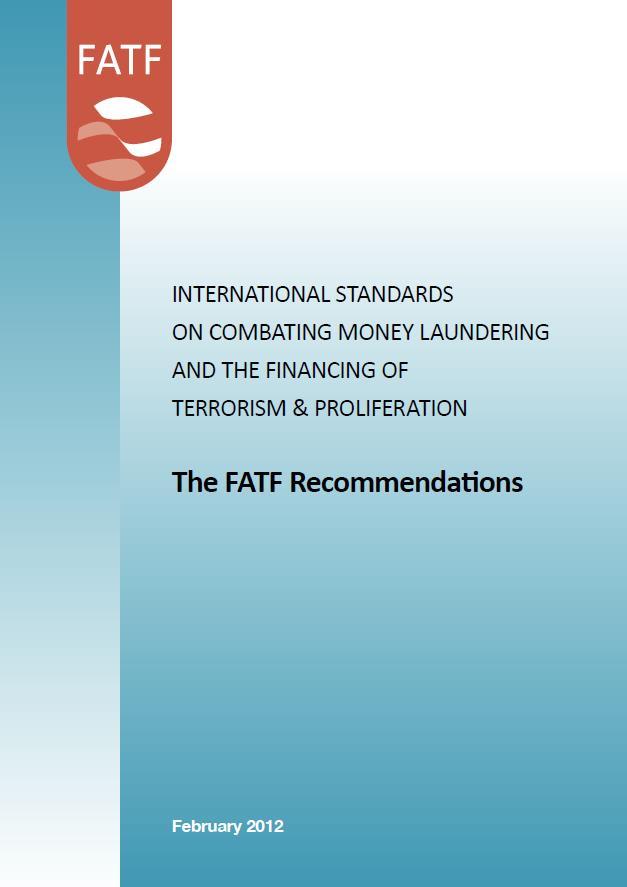 V Ý C H O D I S K A Nově se doporučení FATF zaměřují na boj proti: