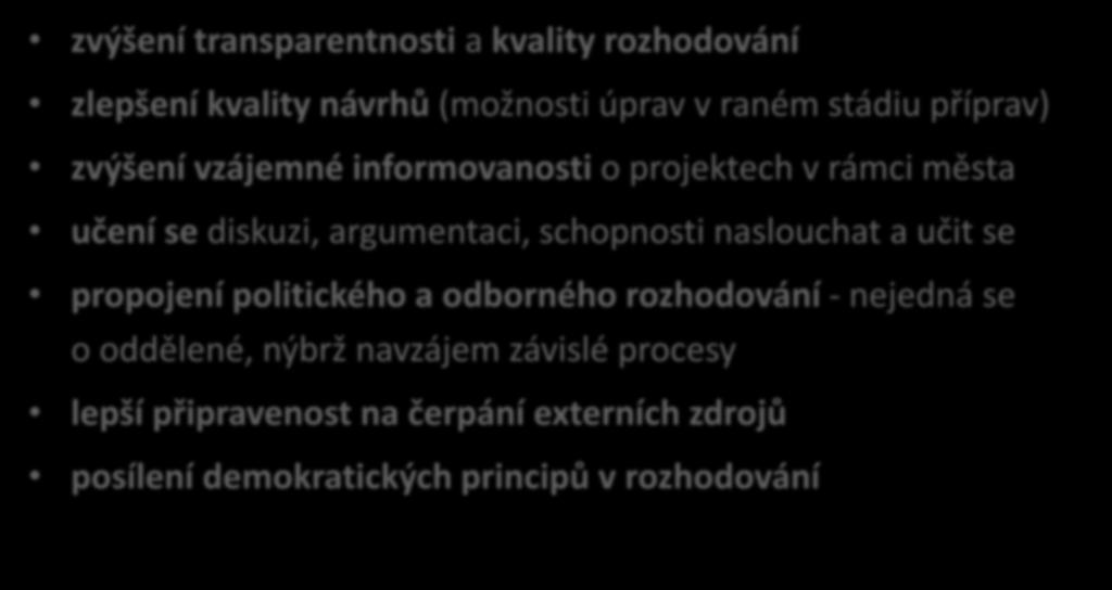 Hodnocení projektů - k čemu je to dobré?