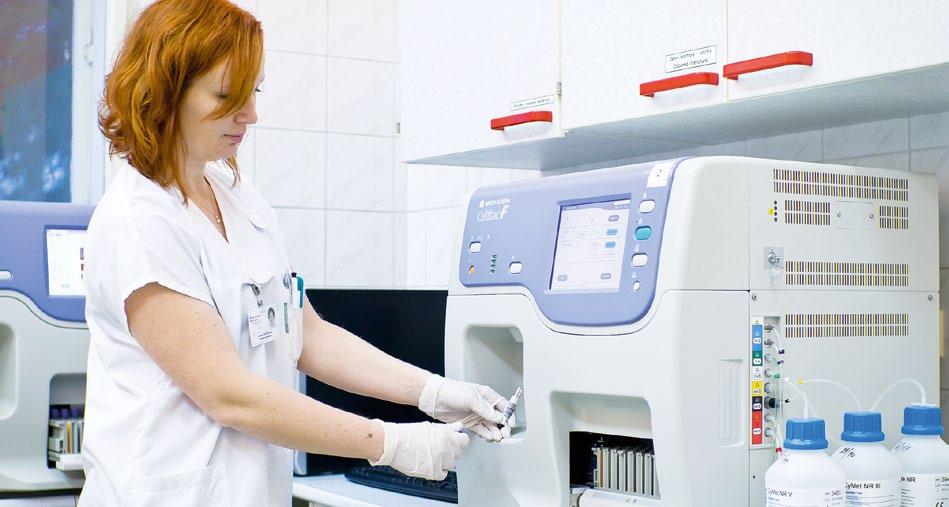 Prezentace jednotlivých oddělení Nemocnice Přerov 6.2 Činnost ambulance pokrývá s výjimkou léčby akutních hematologických malignit celé spektrum hematologických nemocí.