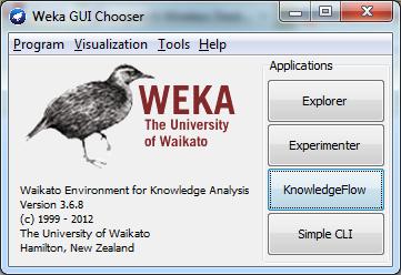 4.2. Software WEKA V této práci byla jako implementovaná metoda zvolena klasifikace obrazu s učením.