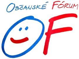 Logo Občanského fóra V noci z 18. na 19. listopadu 1989 bylo vytvořeno Občanské fórum, do jehoţ čela byl postaven Václav Havel. Občanské fórum (OF) vyhlásilo na 27.