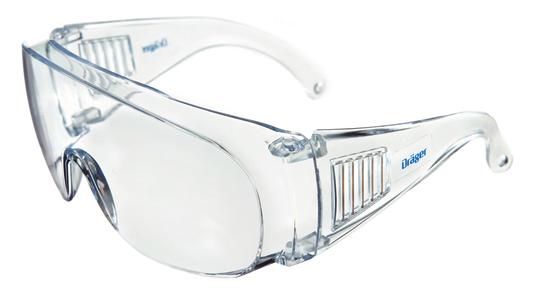 04 Dräger X-plore 3300 a 3500 Součásti systému D-33519-2009 Ochranné brýle Dräger X-pect 8100 Ochranné brýle Dräger X-pect 8100 představují klasický model ochranných brýlí jak pro široké spektrum