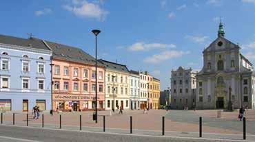 Opava má spolu s Krnovem zřetelně předlokační nepravidelný půdorys.