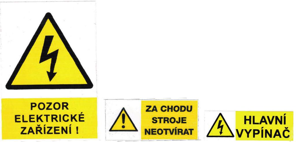 6 UPOZORNĚNÍ NA ZAPOJENÍ OCHRAN MOTORU VENTILÁTORU UPOZORNĚNÍ NA NUTNOST IZOLACE PŘÍLOŽNÉHO ČIDLA PROTIMRAZOVÉ OCHRANY VAROVÁNÍ NEPROVOZOVAT JEDNOTKU PŘI PROBÍHAJÍCÍCH STAVEBNÍCH PRACÍCH U ODBĚRU