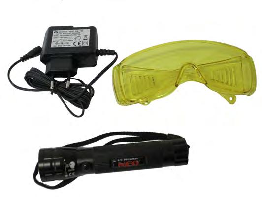 Servis klimatizací PHAZER NEO aku UV lampa + brýle Pro hledání netěsností a úniků Jedna z nevýkonnějších