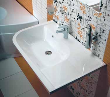 Umyvadla Koncept PRAKTIK Designově sladěná s vanami Praktik a
